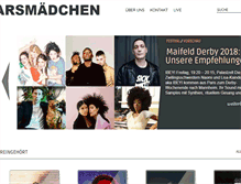 Tablet Screenshot of marsmaedchen.com